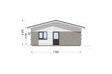 Casa prefabricada para vivir JULIA PV (Aislada PLUS, 44 mm + revestimiento), 95 m² specification 5