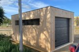Garaje de madera de techo plano SILVIA F (34 mm + revestimiento), 5x6 m, 30 m² customer 2