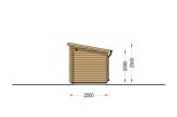 Sauna de exterior VIGOR (44 mm), 4.5x2.5 m, 4.9 m² specification 5