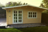 Caseta de madera WISSOUS (34 mm), 5x5 m, 25 m² customer 1