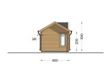 Caseta de jardín de madera CLOCKHOUSE (34 mm), 4x3 m, 12 m² specification 3