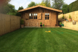 Caseta de madera NINA (44 mm), 6x6 m, 36 m² customer 1