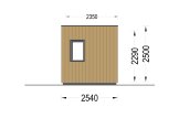 Oficina prefabricada de madera PREMIUM S (Aislada PLUS, 34 mm + revestimiento), 4.1x2.4 m, 10 m² specification 5