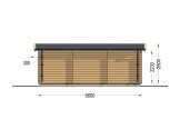 Caseta de jardín de madera ELEONORA (34 mm), 6.6x3 m, 18 m² specification 4