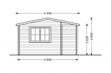 Caseta de jardín de madera OSLO (34 mm), 5x4 m, 20 m² specification 3