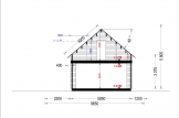 Casa de madera para vivir VERA (44+44 mm, aislada PLUS), 132 m² specification 9