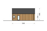 Casa de madera para vivir MILANA (Aislada, 34 mm + revestimiento), 41 m² specification 4