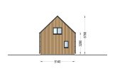 Casa de madera para vivir ALINA (Aislada, 34 mm + revestimiento), 46 m² specification 5