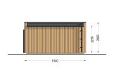 Oficina prefabricada de madera PREMIUM (34 mm + revestimiento), 5x4 m, 18 m² specification 4