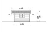 Caseta de jardín de madera DREUX S (34 mm), 5x4 m, 20 m² specification 3