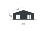 Casa de madera ELIZA S (44 mm + revestimiento), 130 m² specification 3