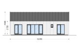 Casa prefabricada para vivir ADALINE PV (Aislada PLUS, 44 mm + revestimiento), 42 m² specification 2