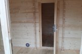 Sauna de exterior ELDA (44 mm), 5x5 m, 25 m² (4 habitaciones) customer 1
