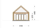 Casa de madera AGATA S (44 mm + revestimiento), 39 m² specification 3