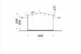 Garaje de madera LORA (estructura de madera), 4x6 m, 24 m² specification 6