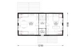 Casa de madera para vivir VERA RV (Aislada PLUS, 44 mm + revestimiento), 127 m² specification 2