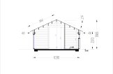 Casa de madera GRETA S (44 mm + revestimiento), 48 m² specification 6