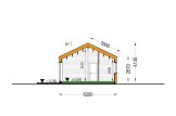 Casa de madera NICOLE S (Aislada, 66 mm + revestimiento), 66 m² specification 6