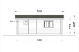 Casa de madera ARGO M-N S (44+44 mm), 5x9 m, 35 m² specification 5