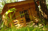 Casa de madera HYMER de tejado plano (66 mm), 42 m² customer 2