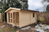 Sauna de exterior ELDA (44 mm), 3x4 m, 12 m² customer 2