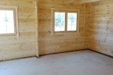 Garaje de madera double MULTI (44 mm) 6x6 m con cochera 3x6 m customer 3