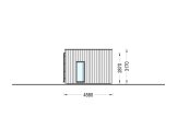 Casa prefabricada para vivir BELLA I PV (Aislada PLUS, 44 mm + revestimiento), 46 m² specification 3