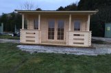 Caseta de jardín de madera ROYAL (44 mm), 5x5 m, 25 m² customer 3