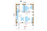 Casa prefabricada para vivir KAYA 4L PV (Aislada PLUS, 44 mm + revestimiento), 50 m² specification 1