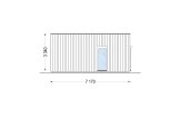 Casa prefabricada para vivir KAYA 3 PV S (44 mm + revestimiento), 70 m² specification 5