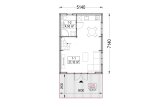 Casa de madera ALINA (34 mm + revestimiento), 46 m² specification 1