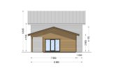 Casa de madera para vivir HOLLAND RV (Aislada PLUS, 44 mm + revestimiento), 116 m² specification 6
