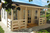 Caseta de madera ROYAL (44 mm), 5x5 m, 25 m² customer 1