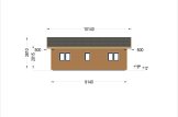 Casa de madera ALICE S (44 mm + revestimiento), 63 m² specification 4