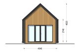 Casa de madera para vivir SALLY RV (Aislada PLUS, 44 mm + revestimiento), 20 m² specification 2