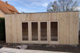 Oficina prefabricada de madera PREMIUM (Aislada PLUS, 34 mm + revestimiento), 6x3 m, 18 m² customer 1
