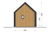 Casa de madera para vivir SALLY RV (Aislada PLUS, 44 mm + revestimiento), 20 m² specification 4