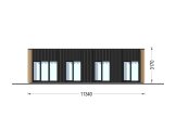 Casa de madera para vivir BELLA 2 RV (Aislada PLUS, 44 mm + revestimiento), 60 m² specification 2