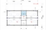 Casa de madera VERA (44+44 mm), 132 m² + 13.5 m² porche specification 4