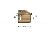 Caseta de jardín de madera CLOCKHOUSE (44 mm), 4x3 m, 12 m² specification 5