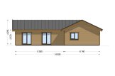 Casa de madera para vivir PAULA RV (Aislada PLUS, 44 mm + revestimiento), 118 m² specification 2
