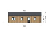 Casa de madera NICOLE S (Aislada, 66 mm + revestimiento), 66 m² specification 4