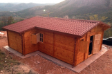 Casa de madera DIJON 44 mm, 43 m² customer 1