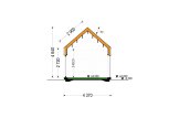 Casa prefabricada para vivir ADALINE PV (Aislada PLUS, 44 mm + revestimiento), 42 m² specification 6