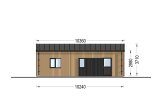 Casa de madera para vivir SELENE RV (Aislada PLUS, 44 mm + revestimiento), 54 m² specification 4