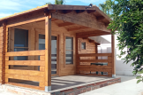 Caseta de madera de jardín ISLA (Aislada, 44+44 mm), 6x5 m, 18 m² + 7 m² porche customer 1