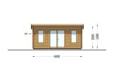 Caseta de jardín de madera ESSEX (34 mm), 5x4 m, 18 m² specification 2