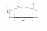 Garaje de madera LORA (estructura de madera), 5x6 m , 30 m² specification 6