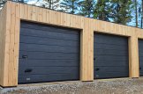 Garaje de madera triple con techo plano SILVIA TRIO F (34 mm + revestimiento), 9x6 m, 54 m² customer 1