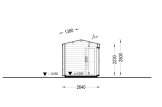 Sauna de exterior SERENE (34 mm + revestimiento), 4.5x2.5 m, 5 m² specification 6